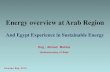 Energy overview at Arab Region...contents • Energy in Arab Region. • Arab Region Challenges • Egypt Experience: – Current Status. – Future Plans. – Egypt supporting role