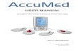 USER MANUAL - Amazon S3User... · The AccuMed AP212 Mini Electronic Pulse Stimulator is a portable and battery-powered Transcutaneous Electrical Nerve Stimulator (TENS). The AccuMed
