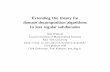 Extending the theory for domain decomposition algorithms ...gardini/cortona06/widlund.pdf · Extending the theory for domain decomposition algorithms to less regular subdomains Olof