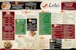 Lolas Mexican Cuisine | Just another WordPress site · 2016-11-10 · Nopalitos (cactus) Tamales Chiles Rellenos Tostadas Beef or Chicken Shrimp Chicken Btrger Grilled chicken breast
