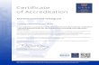 Certificate of Accreditation€¦ · Initial Accreditation: October 22, 2007 Certificate Issued: September 12, 2019 This accreditation demonstrates technical competence for a defined