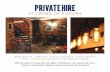 PRIVATE HIRE · 2019-07-30 · PRIVATE HIRE AT CROWD OF FAVOURS WHETHER IT’S A BIRTHDAY, FAMILY GATHERING OR ENGAGEMENT PARTY, CROWD OF FAVOURS IS THE PERFECT VENUE With two rooms