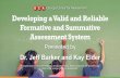 Developing a Valid and Reliable Formative and Summative ...gca.coe.uga.edu/wp-content/uploads/2016/09/GACIS-Fall-2016_FINA… · develop and administer formative/summative assessments