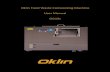 Oklin&Food&Waste&Composting&Machine& User&Manual& … · Introduction!! 1! Introduction& & What&is&Oklin’s&Food&Waste&Composting&Machine? & Oklin’s!Food!Waste!Composting!Machine!are!inPvessel!machines!that!use!a!microbial!