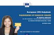 European IPR Helpdesk Exploitation of research results · Assertive licensing is licensing with IPR infringers ... IP strategy (I) Three areas of core interests: 1. Creation of IP