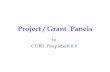 Project / Grant Panels - Clemson Universitymedia.clemson.edu/ccit/cubs-training/proj_grant_pages.pdf · Project / Grant Panels In CUBS PeopleSoft 8.8. Go To Project Management Task.