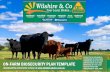 ON-FARM BIOSECURITY PLAN TEMPLATE - Wilshire and Co Farm... · ON-FARM BIOSECURITY PLAN TEMPLATE VERSION 1.1 [31/5/17] Formerly GRAZING MANUAL BIOSECURITY TEMPLATE. This template