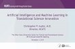Artificial Intelligence and Machine Learning in ... · Translational Research endeavors to traverse a particular step of ... • Whitepaper publication in development with workshop