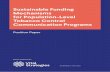 Sustainable Funding Mechanisms for Population-Level ...€¦ · proven and sustainable funding mechanisms for Article 12 implementa-tion and, more broadly, for mobilizing domestic