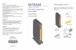 NETGEAR N750 WiFi DSL Modem Router Premium Edition ......Premium Edition Modell DGND4000 Installationshandbok Förpackningens innehåll Förpackningen bör innehålla följande saker: