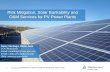 Risk Mitigation, Solar Bankability and O&M Services for PV ... · Case studies of risk assessments 6. Supply chain quality assurance services . ... Affected Risk Mitigation Factor