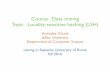Course : Data mining Topic : Locality-sensitive …aris.me/contents/teaching/data-mining-2016/slides/lsh.pdfData mining — Locality-sensitive hashing — Sapienza — fall 2016 recall