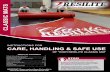 Training Mats & Protective Pads - INSTRUCTIONS FOR CARE, … · 2019-02-26 · CLASSIC MATS CARE, HANDLING & SAFE USE INSTRUCTIONS FOR OF YOUR RESILITE CLASSIC MAT STOP! READ BEFORE