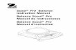Scout Pro Balance Instruction Manual Balanza Scout Pro€¦ · Este producto está en conformidad con la Directriz EMC 89/336/EEC y con la Directriz para Bajo Voltaje 73/23/EEC. La