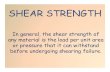 SHEAR STRENGTHlibvolume3.xyz/.../shearstrengthofsoilpresentation1.pdf · 2014-12-25 · failure plane (a.k.a. Shear Strength ). The angle of internal frictio n, φφφ characterizes