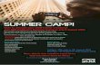 Summer Camp Flyers.€¦ · -Film Production-Graphic Design-Drawing & Illustration-Music Production-Photography-Social Media Camp Venue Venue: SAE Institute Dubai 2nd Level, Block