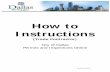 How to Instructions - Dallasdallascityhall.com/departments/sustainabledevelopment... · If you are VALIDATING onto a general contractor’s master permit, these instructions will