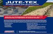 JUTE-TEX - Cosio · Consistently delivering... quality products and exceptional service Jute-tex is ideal for re-vegetation or new planting. Jute-tex will help keep the soil conditions