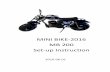 MINI BIKE-2016 MB 200 Set-up Instruction€¦ · 01/06/2016  · 12. Install the throttle cable: (note: if your mini bike comes with pre-assembled engine, you may skip this installation,
