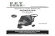 INSTRUCTION MANUAL SPORTSTER - RadioFence · SPORTSTER Pet Stroller PG8200 A B. SPORTSTER Pet Stroller PG8200 7 REPLACEMENT PARTS Please have your model number ready before calling.