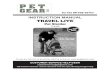 INSTRUCTION MANUAL TRAVEL LITE - RadioFenceINSTRUCTION MANUAL TRAVEL LITE Pet Stroller TL8100 To see our full line of products, visit us online at:  CUSTOMER SERVICE HELP …