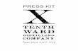 PRESS KIT - Tenth Ward Distilling Company · Tenth Ward Distilling Company is a woman-owned craft distillery that forges unconventional products. We are dedicated to producing unparalleled
