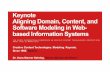 Aligning Domain, Content, and Software Modeling in Web ...€¦ · the world wide web and current content management systems. Paying attention to the requirements – to keep models