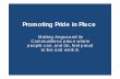 Promoting Pride in Place€¦ · Pride in Place Communities achievements of their people, past and present Glens/Country Parks/Open Spaces Community facilities – halls etc. Resilience;