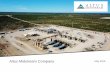 Altus Midstream Company May 2019 · –Altus Midstream Company (“Altus” or “Altus Midstream”) Real C-corp governance / no IDRs Altus’ assets consist of: Gathering, processing
