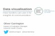 Data visualisation - London · Types of data visualisation Three key types: 1. Static images, charts & infographics 2. Interactive dashboards 3. Animations & videos