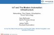 IoT and The Modern Automation Infrastructure an · PDF file Rockwell Automation IoT and The Modern Automation Infrastructure Networking, Thin Clients, Virtualization, Cloud Technology.