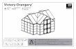 Victory Orangery - Palram Applications Ltd. · Victory Orangery Snow Load 75kg/.2 15.4ibsifc IWind Resistance 90km/hr 56m1/hr ''',... Light Transmission ',1%` Roof - 82% - - Walls