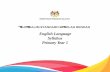 English Language Syllabus Primary Year 1sksab1.com/Modul_PdP/T1/Primary Year 1 Syllabus.pdf · Primary Year 1. It explains how the Year 1 content is organised, the place of thinking