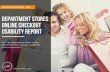 first.com.au · CRO INDUSTRY REPORT - 2016 DEPARTMENT STORES ONLINE CHECKOUT USABILITY REPORT How are department store? online ... FIRST. FIRSTDICITALCO.NZ . CRO INDUSTRY REPORT This