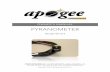 PYRANOMETER€¦ · Apogee model SP-214 pyranometer covered in this manual is an amplified version that provides a current output. Un-amplified models, which are self-powered and