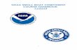 NOAA SMALL BOAT COMPONENT COURSE HANDBOOK 11/25/19 Co… · NOAA boats must carry appropriate communication, navigation, lifesaving, and emergency equipment. Minimum lifesaving and