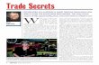 Trade Secrets DEC - MOTOR · high school transcripts gave a GPA were at 3.0 or higher. •77% of the 160 winners whose high school transcripts gave class rank were in the top half.