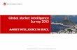 MARKET INTELLIGENCE IN BRAZIL · IGlobal Market Intelligence Survey 2013 I 15 • 96% of surveyed Brazilian companies agree that they have benefited from market intelligence. •