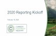 2020 Reporting Kickoff - theclimateregistry.org€¦ · today’s presentation will be available online. Agenda • Introduction • TCR in 2020 + 2019 Recap • Registry Updates