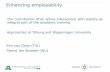 Enhancing employability€¦ · PowerPoint-presentatie Author: Martin Brinkman Created Date: 10/17/2016 11:45:50 AM ...