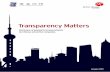 Transparency Matters - Global Witness · Transparency Matters Disclosure of payments to governments by Chinese extractive companies. Researched & written by: Dr. Guo Peiyuan, Dylan