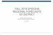 FALL 2018 DHS/OHA REGIONAL FORECASTS BY DISTRICT€¦ · Caseloads and Lehman Brothers. September 2018 was a milestone of sorts – it was the ten-year anniversary of the Lehman Brothers