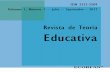 Revista de Teoría Educativa - ECORFANRevista de Teoría Educativa Volumen 1, Número 1 – Julio – Septiembre - 2017 ECORFAN® ISSN 2523-2509