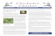 Chickadee Chatter Chickadee 2 Chickadee Chatter The Chickadee Chatter is published in January, March,