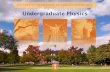 Undergraduate Physics · Fields: Atomic and molecular optics, biophysics, high energy physics, astrophysics, condensed matter physics, quantum computing, nuclear physics, nanotechnology.