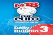 Daily Bulletin3m18euro2018.com/wp-content/uploads/2018/08/M18-Daily-Bulletin-3… · OFFICIAL RESULT BULLETIN PRELIMINARY ROUND GROUP A CRO Croatia SRB Serbia POR Portugal ISR Israel
