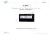 EMC - Enovation Controls · EMC EMC Product Overview The EMC is a compact but powerful single fan bank controller for use with +12Vdc or +24Vdc variable speed brushless fans. The