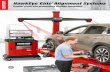 HawkEye Elite Alignment Systems - Hunter · 2020-03-19 · RX Scissor Lift console % Raising the vehicle triggers the sensors ... ® advantages: % Integrated with Hunter WinAlign