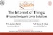 The Internet of Things - cs.unibo.it · 4 IPv4 Protocol IP-BASED NETWORK LAYER SOLUTIONS L. BONONI, M. Di FELICE, DEPARTMENT OF COMPUTER SCIENCE AND ENGINEERING, UNIVERSITY OF BOLOGNA,