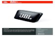 Portable Bluetooth Speaker · 2020-05-06 · The JBL GO2+ is an ultra-compact portable Bluetooth ® speaker. Stream music via Bluetooth Crystal clear calls with its built-in noise-cancelling